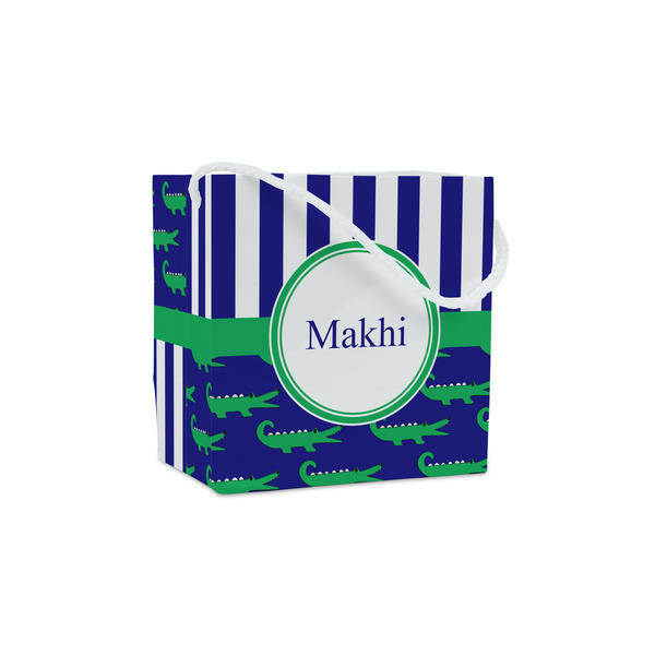 Custom Alligators & Stripes Party Favor Gift Bags - Matte (Personalized)