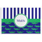 Alligators & Stripes Disposable Paper Placemats (Personalized)