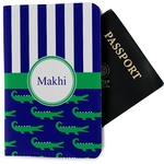 Alligators & Stripes Passport Holder - Fabric (Personalized)