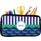 Alligators & Stripes Neoprene Pencil Case - Small w/ Name or Text