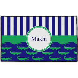 Alligators & Stripes Door Mat - 60"x36" (Personalized)