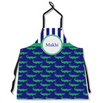 Alligators & Stripes Apron Without Pockets w/ Name or Text