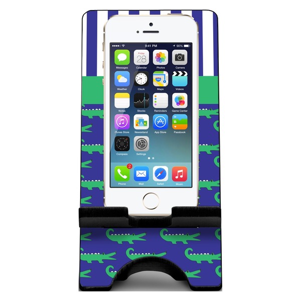 Alligators & Stripes Phone Stand w/ Phone