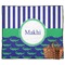 Alligators & Stripes Outdoor Picnic Blanket (Personalized)