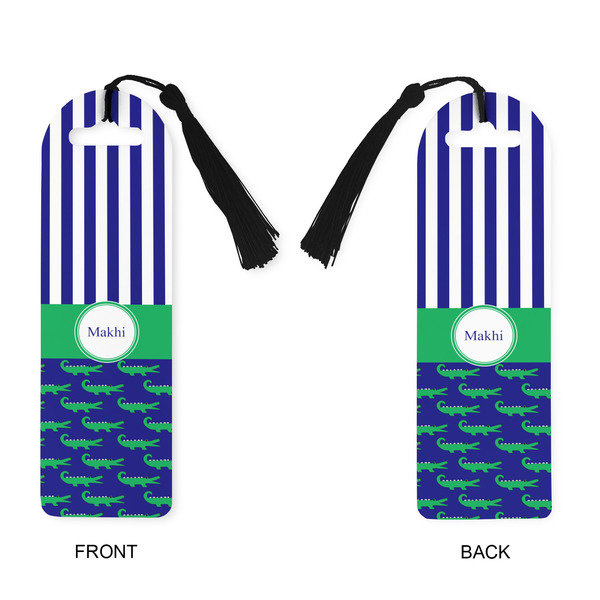 Alligators & Stripes Plastic Bookmarks - Approval