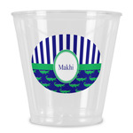Alligators & Stripes Plastic Shot Glass (Personalized)