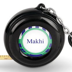 Alligators & Stripes Pocket Tape Measure - 6 Ft w/ Carabiner Clip (Personalized)