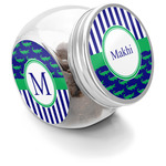 Alligators & Stripes Puppy Treat Jar (Personalized)