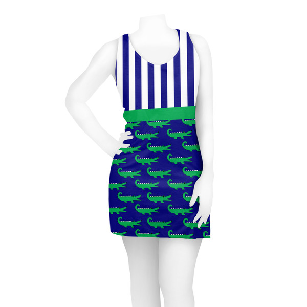 Alligators & Stripes Racerback Dress - On Model - Front