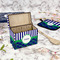 Alligators & Stripes Recipe Box - Full Color - In Context