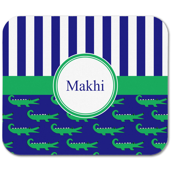 Alligators & Stripes Rectangular Mouse Pad - APPROVAL