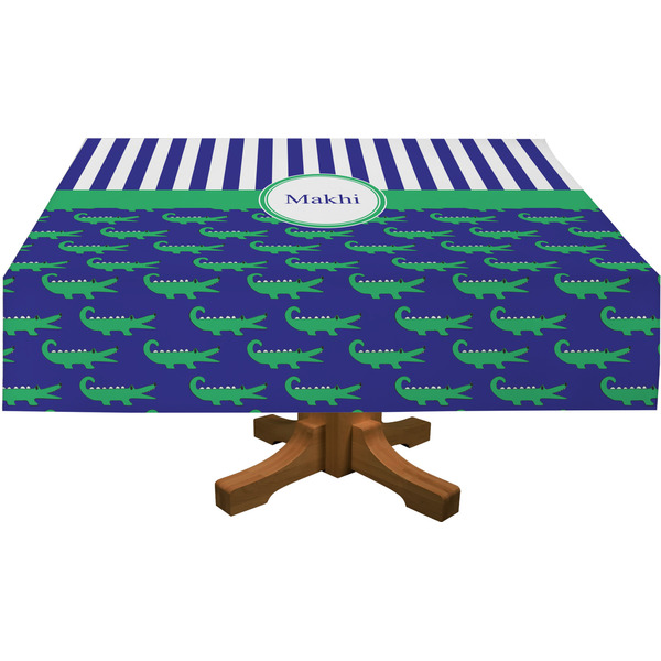 Alligators & Stripes  Rectangular Tablecloths (Personalized)