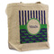 Alligators & Stripes Reusable Cotton Grocery Bag - Front View