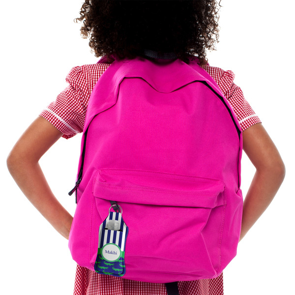 Alligators & Stripes Sanitizer Holder Keychain - LIFESTYLE Backpack (LRG)