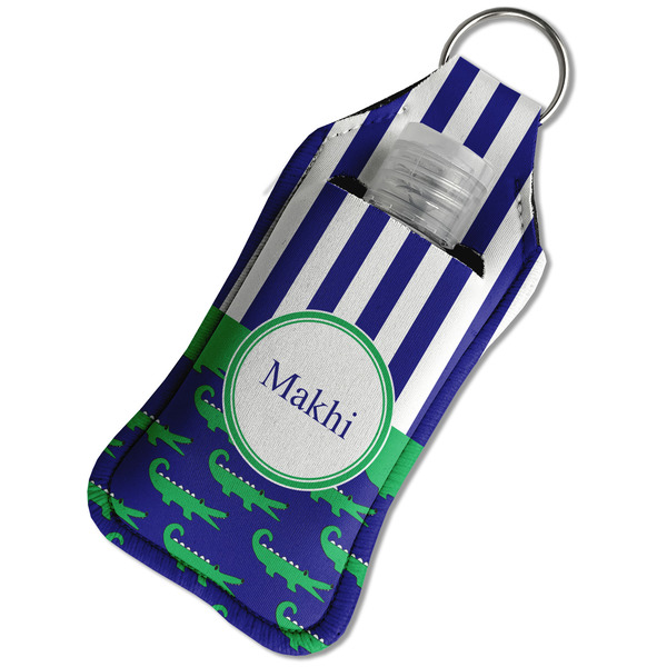 Alligators & Stripes Sanitizer Holder Keychain - Large in Case