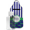 Alligators & Stripes Hand Sanitizer & Keychain Holder - Large (Personalized)