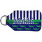 Alligators & Stripes Sanitizer Holder Keychain - Small (Back)