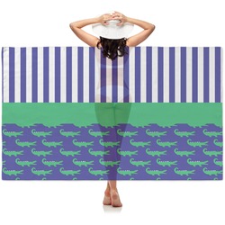 Alligators & Stripes Sheer Sarong
