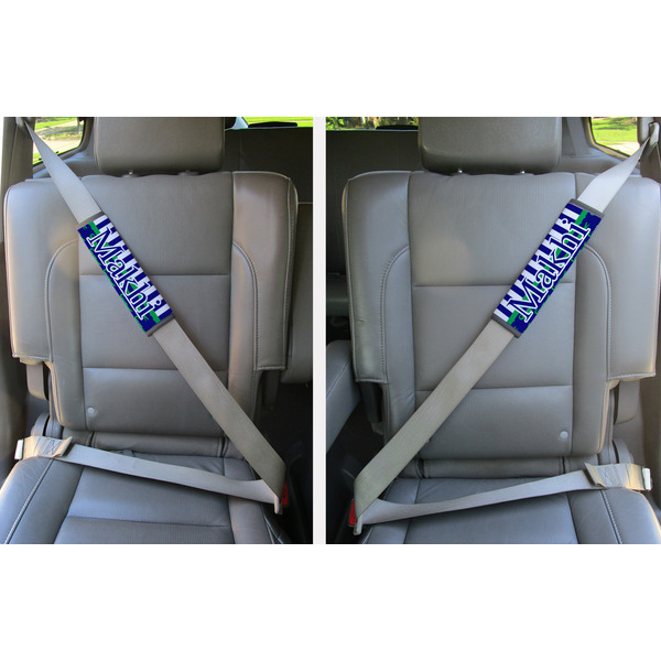 Alligators & Stripes Seat Belt Covers (Set of 2 - In the Car)