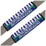 Alligators & Stripes Seat Belt Covers (Set of 2) (Personalized)
