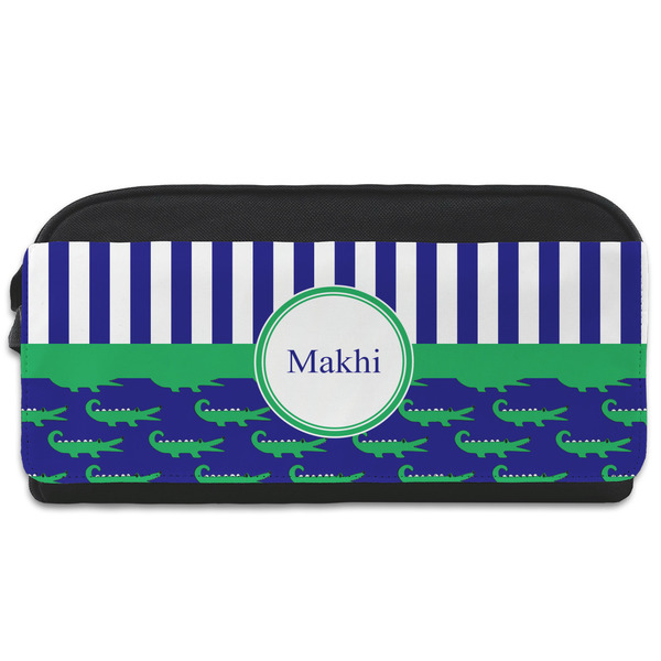 Custom Alligators & Stripes Shoe Bag (Personalized)
