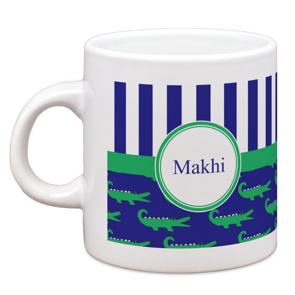 Alligators & Stripes Single Shot Espresso Cup - Single Front