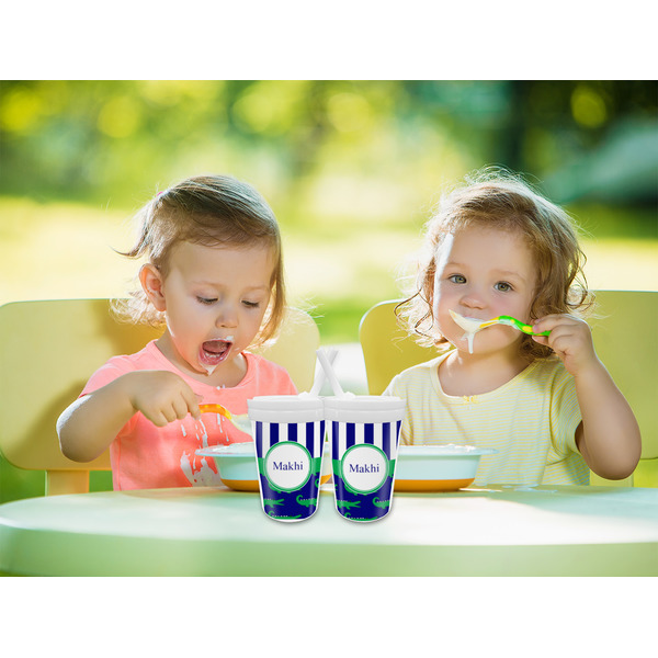 Alligators & Stripes Sippy Cups w/Straw - LIFESTYLE