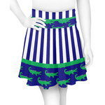 Alligators & Stripes Skater Skirt - 2X Large