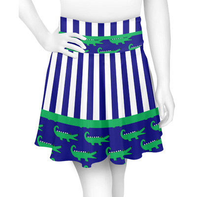 Alligators & Stripes Skater Skirt (Personalized)