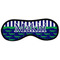 Alligators & Stripes Sleeping Eye Mask - Front Large