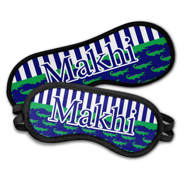 Alligators & Stripes Sleeping Eye Masks - PARENT