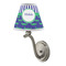 Alligators & Stripes Small Chandelier Lamp - LIFESTYLE (on wall lamp)