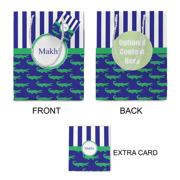 Alligators & Stripes Small Gift Bag - Approval