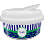 Alligators & Stripes Snack Container (Personalized)