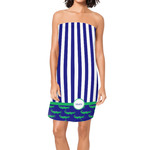 Alligators & Stripes Spa / Bath Wrap w/ Name or Text