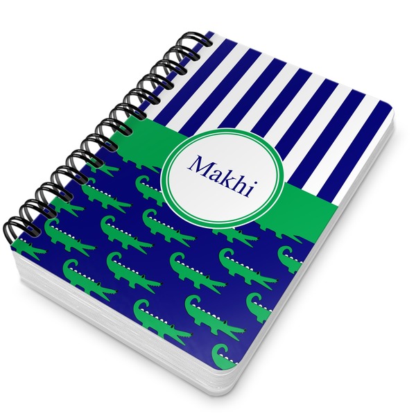 Alligators & Stripes Spiral Journal 5 x 7 - Main