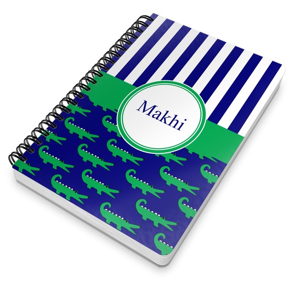 Alligators & Stripes Spiral Journal 7 x 10 - Main