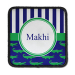 Alligators & Stripes Iron On Square Patch w/ Name or Text