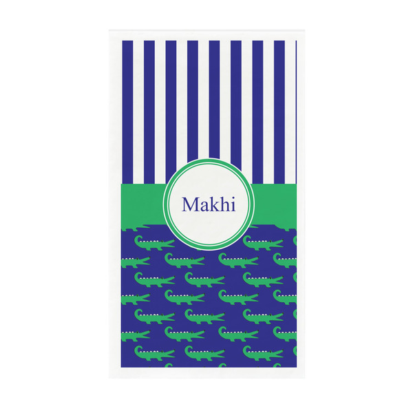 Custom Alligators & Stripes Guest Paper Towels - Full Color - Standard (Personalized)
