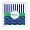 Alligators & Stripes Standard Decorative Napkins (Personalized)