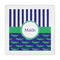 Alligators & Stripes Decorative Paper Napkins (Personalized)