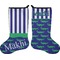 Alligators & Stripes Holiday Stocking - Double-Sided - Neoprene (Personalized)