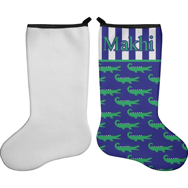 Alligators & Stripes Stocking - Single-Sided - Approval