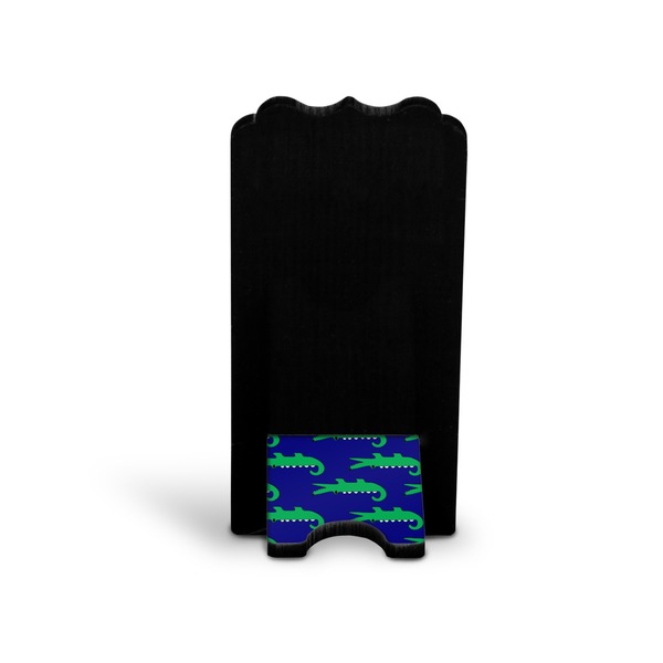 Alligators & Stripes Stylized Phone Stand - Back