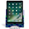 Alligators & Stripes Stylized Tablet Stand - Front with ipad