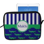 Alligators & Stripes Tablet Case / Sleeve - Large (Personalized)