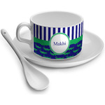 Alligators & Stripes Tea Cup - Single (Personalized)