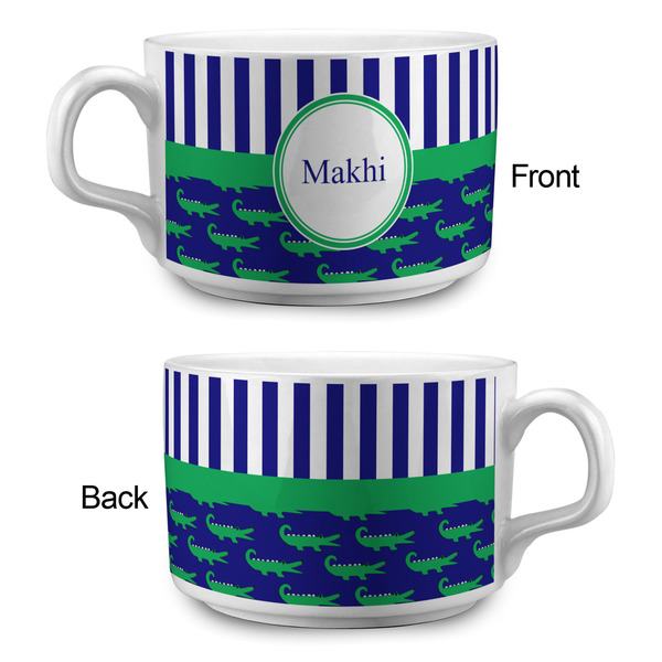 Alligators & Stripes Tea Cup - Single Apvl