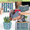 Alligators & Stripes Tissue Paper - In Use Collage
