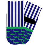 Alligators & Stripes Toddler Ankle Socks